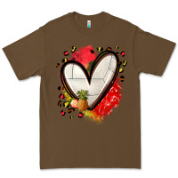 Cacao fruits and volleyball heart Premium Tee - Zillion Design Studio