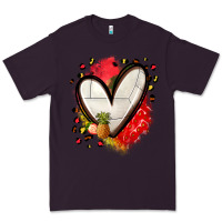 Plum fruits and volleyball heart Premium Tee - Zillion Design Studio