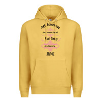 Antique Gold all women are created equal but only the smartest are born in july bla Premium Hoodie - Bettercallsaul
