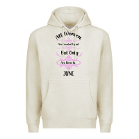 Oatmeal Heather all women are created equal but only the smartest are born in july bla Premium Hoodie - Bettercallsaul