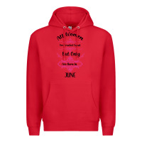 Red all women are created equal but only the smartest are born in july bla Premium Hoodie - Bettercallsaul