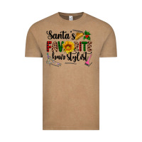 Vintage Coffee santa's favorite  hair stylist Vintage Tee - AdoDesignShop
