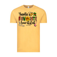 Vintage Mustard santa's favorite  hair stylist Vintage Tee - AdoDesignShop