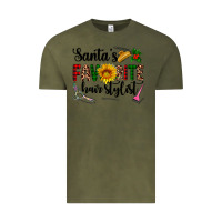 Vintage Olive santa's favorite  hair stylist Vintage Tee - AdoDesignShop