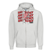 Dove Grey not today cupid Zipper Hoodie - MaliasSmallBusiness