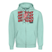 Seafoam not today cupid Zipper Hoodie - MaliasSmallBusiness