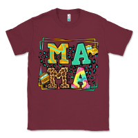Burgundy School bus driver mama Mother's day Classic Tee - LillyAllenDesigns