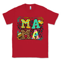 Red School bus driver mama Mother's day Classic Tee - LillyAllenDesigns