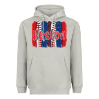 Moon Dust boston baseball team spirit brushstrokes Heavyweight Hoodie - Artiststas