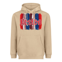 Mushroom boston baseball team spirit brushstrokes Heavyweight Hoodie - Artiststas
