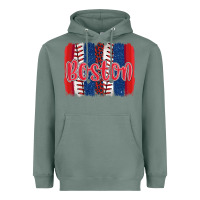 Sage boston baseball team spirit brushstrokes Heavyweight Hoodie - Artiststas