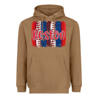 Toasted Coconut boston baseball team spirit brushstrokes Heavyweight Hoodie - Artiststas