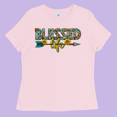 Ladies Tee blessed life western