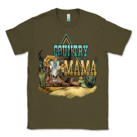 Army Green country mama Classic Tee - NancyCooperArtShop