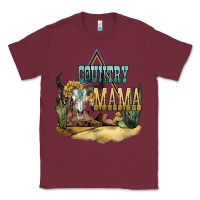 Burgundy country mama Classic Tee - NancyCooperArtShop