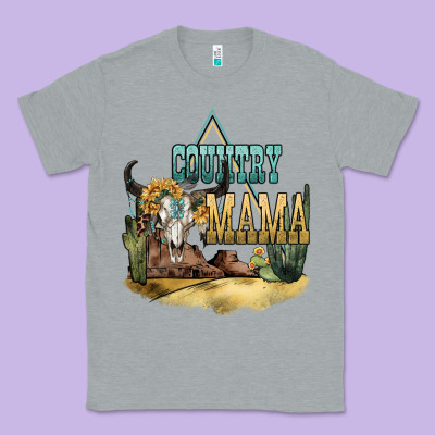 Country Mama Classic Tee Designed By Nancycooperartshop