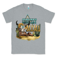 Heather Grey country mama Classic Tee - NancyCooperArtShop