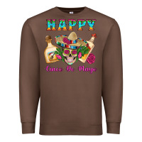 Chestnut Happy Cinco De Mayo Mexican Skull Tequila Bottle Roses Cactus Premium Sweatshirt - Artiststas