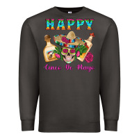 Smoke Happy Cinco De Mayo Mexican Skull Tequila Bottle Roses Cactus Premium Sweatshirt - Artiststas