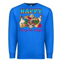 True Royal Happy Cinco De Mayo Mexican Skull Tequila Bottle Roses Cactus Premium Sweatshirt - Artiststas