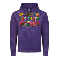 Cloud Purple one merry teacher Vintage Hoodie - AdoDesignShop
