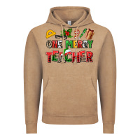 Vintage Coffee one merry teacher Vintage Hoodie - AdoDesignShop