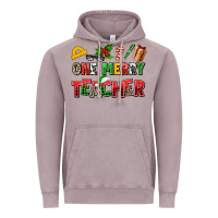 Vintage Zinc one merry teacher Vintage Hoodie - AdoDesignShop