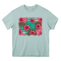 Easter Spring Leopard Serape Background Heavy Core Tee | Teevron