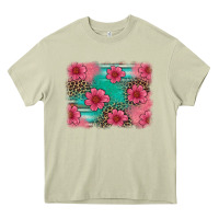 Mossy easter spring leopard serape background Heavy Core Tee - Artiststas