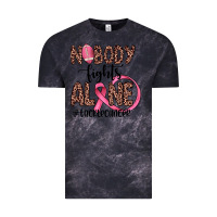 Cloud Black nobody fights alone #tacklecancer Vintage Tee - JahusDesignShop