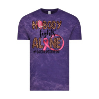 Cloud Purple nobody fights alone #tacklecancer Vintage Tee - JahusDesignShop