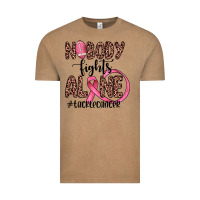 Vintage Coffee nobody fights alone #tacklecancer Vintage Tee - JahusDesignShop