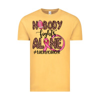 Vintage Mustard nobody fights alone #tacklecancer Vintage Tee - JahusDesignShop