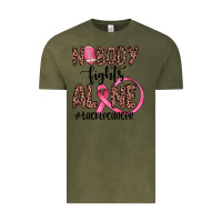 Vintage Olive nobody fights alone #tacklecancer Vintage Tee - JahusDesignShop
