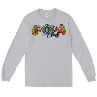 Moon Dust western christmas papa claus sunflowers and cactus Long Sleeve Tee - Jasminsmagicworld