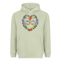 Matcha autism heart Heavyweight Hoodie - Artiststas