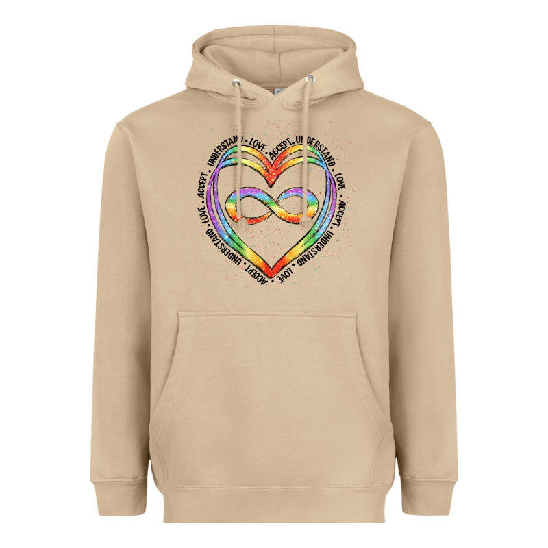 Autism Heart Heavyweight Hoodie by Artiststas | Teevron