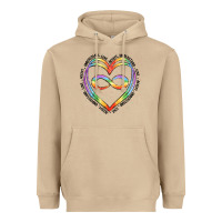 Mushroom autism heart Heavyweight Hoodie - Artiststas
