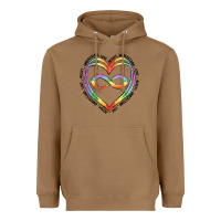 Toasted Coconut autism heart Heavyweight Hoodie - Artiststas