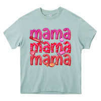 Mama Mama Mama Valentines Day Heavy Core Tee | Teevron