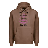 Chestnut all women are created equal but only the smartest are born in january Premium Hoodie - Bettercallsaul