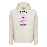 Oatmeal Heather all women are created equal but only the smartest are born in january Premium Hoodie - Bettercallsaul