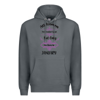 Rock all women are created equal but only the smartest are born in january Premium Hoodie - Bettercallsaul