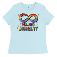 Baby Blue neurodiversity Ladies Tee - JahusDesignShop