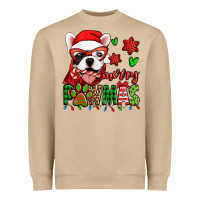 Mushroom merry pawmas christmas french bulldog Heavyweight Sweatshirt - Jasminsmagicworld