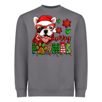 Storm merry pawmas christmas french bulldog Heavyweight Sweatshirt - Jasminsmagicworld
