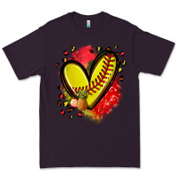 Plum fruits and softball heart Premium Tee - Zillion Design Studio