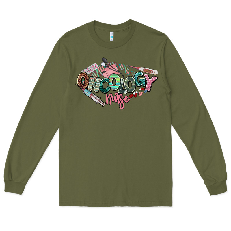 Oncology Nurse Western Long Sleeve Tee by NancyCooperArtShop | Teevron