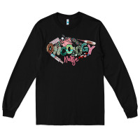 Black Oncology Nurse western Long Sleeve Tee - NancyCooperArtShop