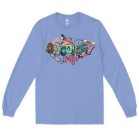 Colony Blue Oncology Nurse western Long Sleeve Tee - NancyCooperArtShop